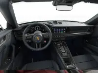 Nuova Porsche 911 Carrera 4 GTS 2026 Grigio ghiaccio metallizzato/capote blu Cabrio