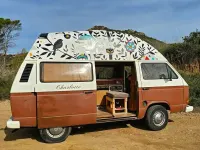 Usata VW T3 50 CV (36 kW) 1992 Marrone Furgone