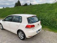 Usata VW Golf VI Comfortline 105 CV (77 kW) 2010 Bianco Utilitaria