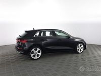 Usata Audi A3 Advanced 116 CV (85 kW) 2021 Nero midnight Berlina