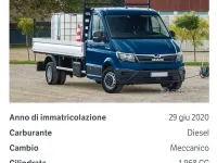 Usata MAN TGE 122 CV (89 kW) 2020 Bianco Furgone