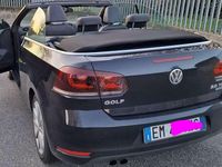 Usata VW Golf 140 CV (102 kW) 2011 Nero Cabrio