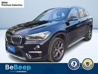 Usata BMW X1 xLine 150 CV (110 kW) 2018 Nero metallizzato SUV