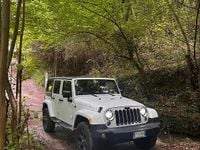 Usata Jeep Wrangler Unlimited Sahara 200 CV (147 kW) 2015 Bianco SUV