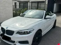 Usata BMW 218 M Sport 136 CV (100 kW) 2020 Bianco Cabrio