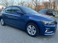 Usata VW Polo Comfortline 75 CV (55 kW) 2018 Blu Utilitaria