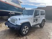 Usata Jeep Wrangler Sahara 200 CV (147 kW) 2018 Bianco SUV