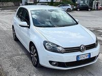 Usata VW Golf VI Comfortline 110 CV (80 kW) 2009 Bianco Utilitaria