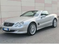 Käytetty Mercedes SL500 306 HP (225 kW) 2002 Hopea Avoauto
