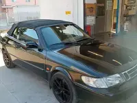 Usata Saab 900 Cabriolet 118 CV (86 kW) 1995 Nero Cabrio