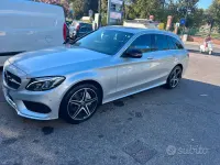 Usata Mercedes C220 194 CV (142 kW) 2018 Grigio Station wagon