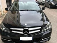 Usata Mercedes C220 Avantgarde 170 CV (125 kW) 2013 Nero Coupé
