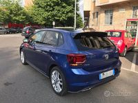Usata VW Polo Highline 95 CV (69 kW) 2018 Blu/azzurro Utilitaria