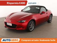 Usata Mazda MX5 Exclusive-Line 132 CV (97 kW) 2023 Rosso Cabrio
