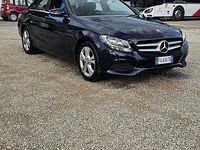 Usata Mercedes C220 170 CV (125 kW) 2015 Blu Berlina