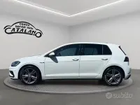Usata VW Golf VII R-line 150 CV (110 kW) 2019 Bianco Berlina