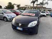 Usata Dacia Sandero 72 CV (52 kW) 2010 Blu Berlina