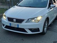 Usata Seat Leon 115 CV (84 kW) 2020 Bianco Berlina