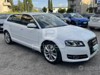 Usata Audi A3 Sportback Ambition 105 CV (77 kW) 2011 Bianco Utilitaria