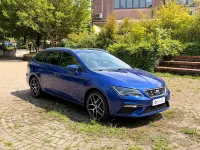 Usata Seat Leon FR 131 CV (96 kW) 2019 Blu/azzurro Station wagon