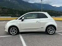 Usata Fiat 500 Lounge 75 CV (55 kW) 2009 Bianco Cabrio