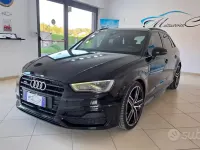 Usata Audi A3 S-Line 184 CV (135 kW) 2016 Nero Berlina