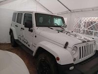 Usata Jeep Wrangler Unlimited Sahara 200 CV (147 kW) 2014 Bianco SUV