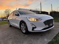 Usata Ford Focus Titanium 100 CV (73 kW) 2018 Bianco Berlina