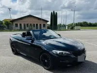 Usata BMW 218 M Sport 136 CV (100 kW) 2021 Nero Cabrio