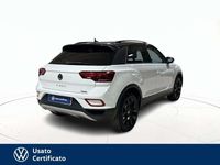 Usata VW T-Roc Style 150 CV (110 kW) 2023 Bianco pastello SUV