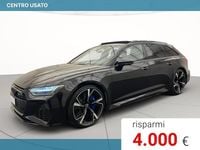 Usata Audi RS6 Comfort 600 CV (441 kW) 2021 Nero sebring effetto cristallo Station wagon