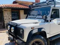 Usata Land Rover Defender 122 CV (89 kW) 2001 Bianco Cabrio