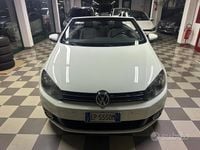 Usata VW Golf Cabriolet Comfortline 105 CV (77 kW) 2012 Bianco Cabrio