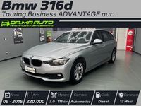 Usata BMW 316 Advantage 115 CV (84 kW) 2015 Grigio Station wagon