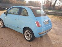 Usata Fiat 500C Pop 85 CV (62 kW) 2012 Blu Cabrio