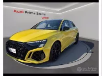 Usata Audi RS3 Ambiente 400 CV (294 kW) 2024 Giallo pitone metalizzato Berlina