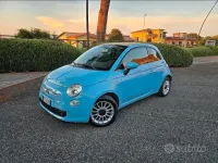 Usata Fiat 500C Lounge 85 CV (62 kW) 2013 Blu/azzurro Cabrio