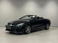 Usata Mercedes E220 Premium 170 CV (125 kW) 2015 Nero Cabrio