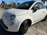 Usata Fiat 500 75 CV (55 kW) 2009 Bianco Cabrio
