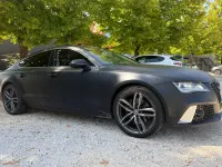 Usata Audi A7 Sportback Ambiente 245 CV (180 kW) 2012 Nero opaco wrap (argento met) Utilitaria