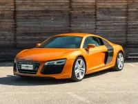 Usata Audi R8 Coupé Ambiente 525 CV (386 kW) 2013 Samoa orange metallic Coupé