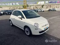 Usata Fiat 500 69 CV (50 kW) 2009 Bianco Cabrio