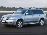 Usata Mitsubishi Outlander 136 CV (100 kW) 2008 Argento SUV