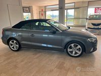 Usata Audi A3 Cabriolet Sport 116 CV (85 kW) 2018 Grigio Cabrio