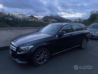 Usata Mercedes C200 136 CV (100 kW) 2016 Nero Station wagon