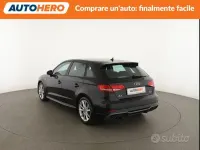 Usata Audi A3 190 CV (139 kW) 2017 Nero Berlina