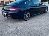 Usata Mercedes C220 Premium 170 CV (125 kW) 2017 Blu Coupé