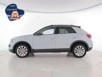 Usata VW T-Roc Advance 116 CV (85 kW) 2019 White silver metallizzato nero SUV