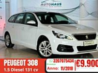 Usata Peugeot 308 131 CV (96 kW) 2018 Bianco Station wagon