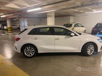 Usata Audi A3 150 CV (110 kW) 2020 Bianco Berlina